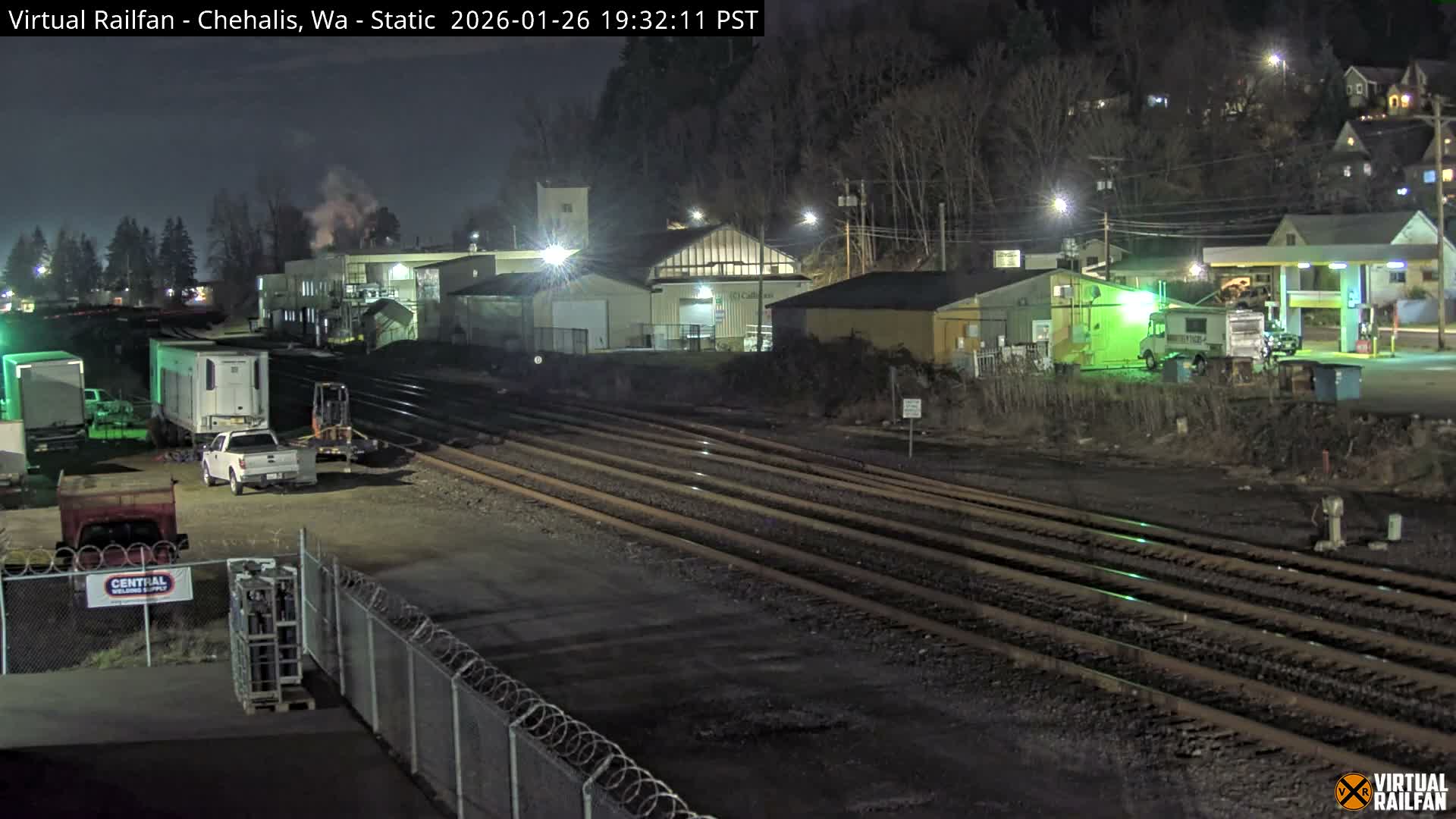 Chehalis City & Railroad Live Cam - Chehalis, Lewis, Washington, USA