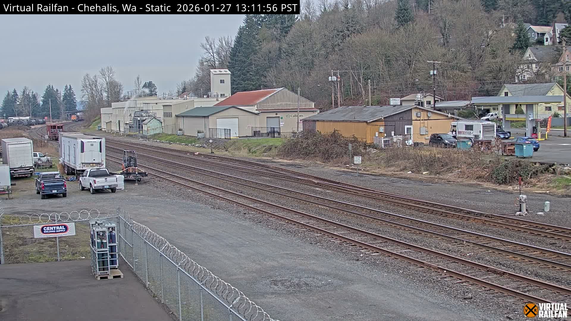 Chehalis City & Railroad Live Cam - Chehalis, Lewis, Washington, USA