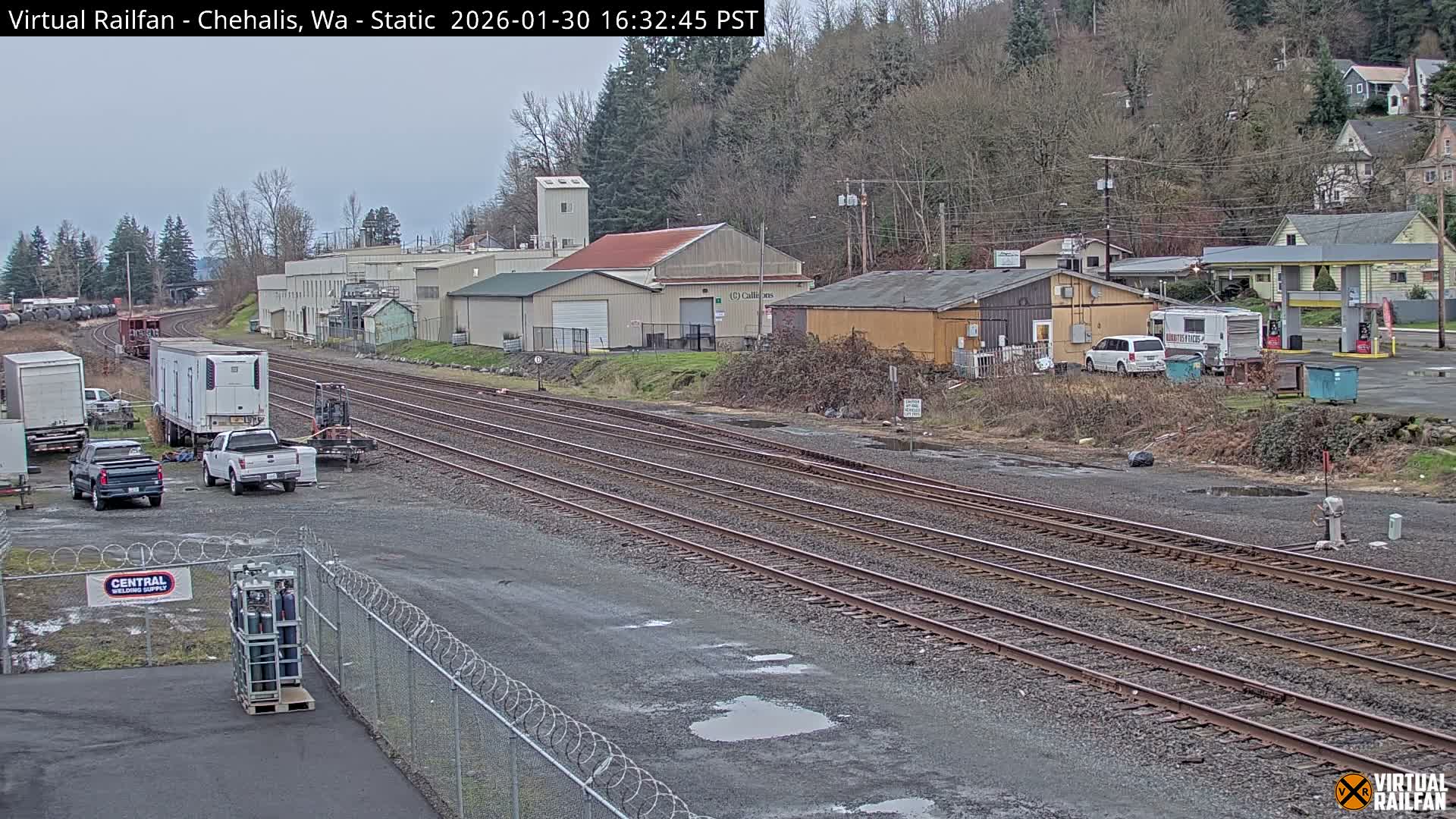 Chehalis City & Railroad Live Cam - Chehalis, Lewis, Washington, USA