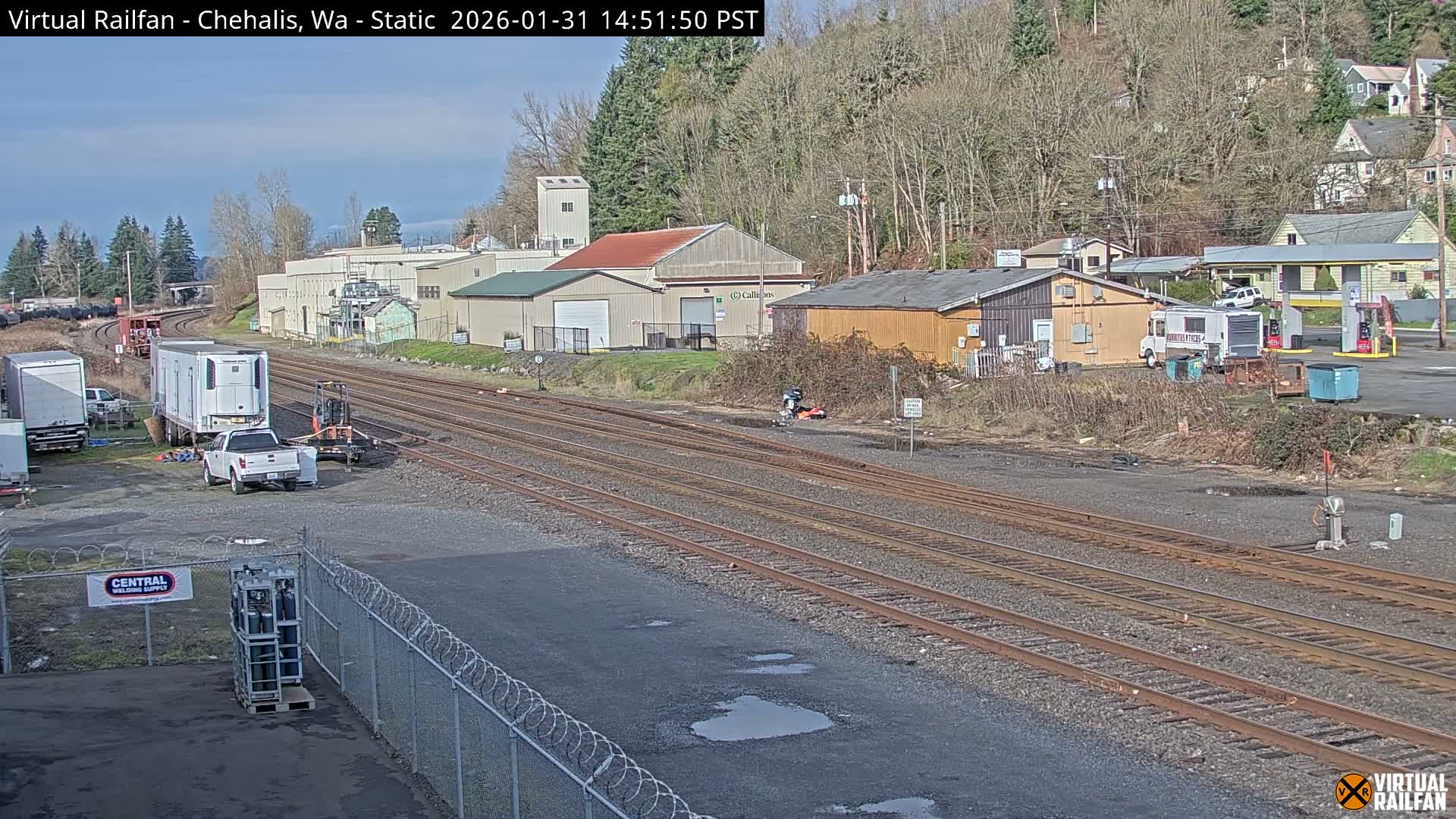 Chehalis City & Railroad Live Cam - Chehalis, Lewis, Washington, USA