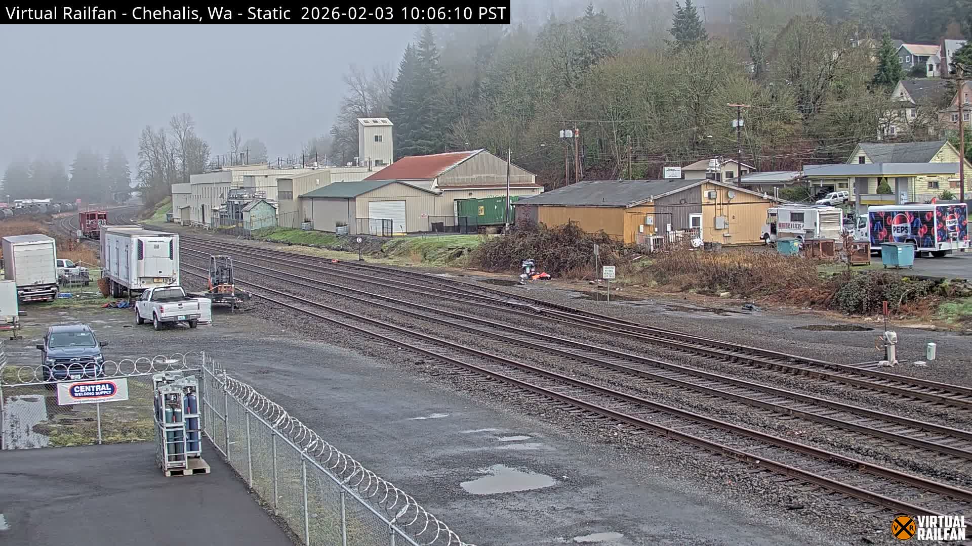 Chehalis City & Railroad Live Cam - Chehalis, Lewis, Washington, USA
