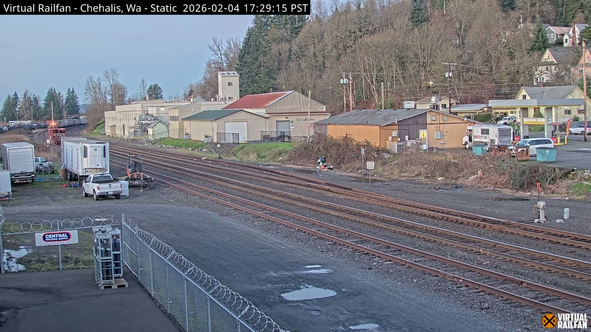 Chehalis City & Railroad Live Cam - Chehalis, Lewis, Washington, USA
