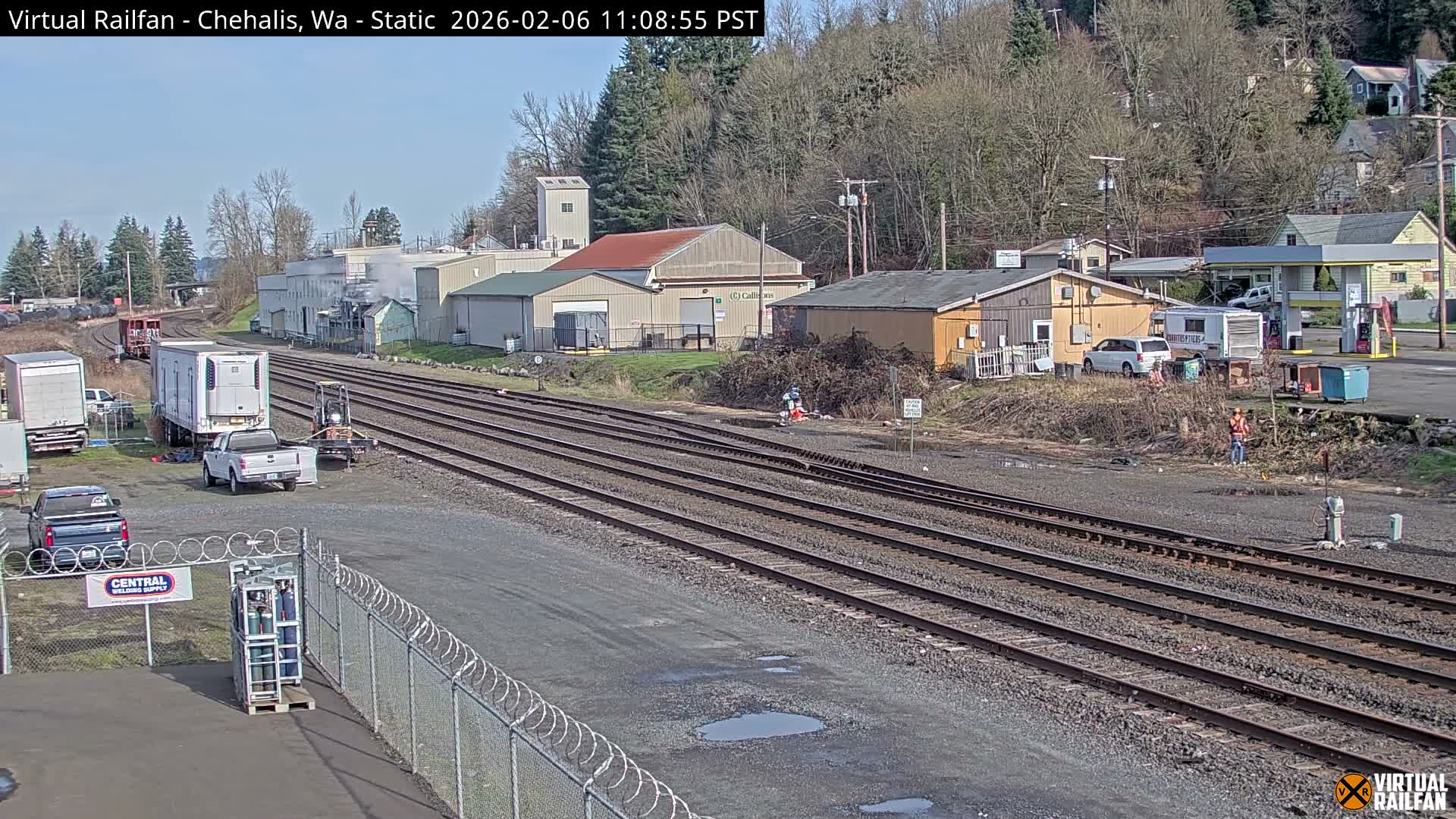 Chehalis City & Railroad Live Cam - Chehalis, Lewis, Washington, USA