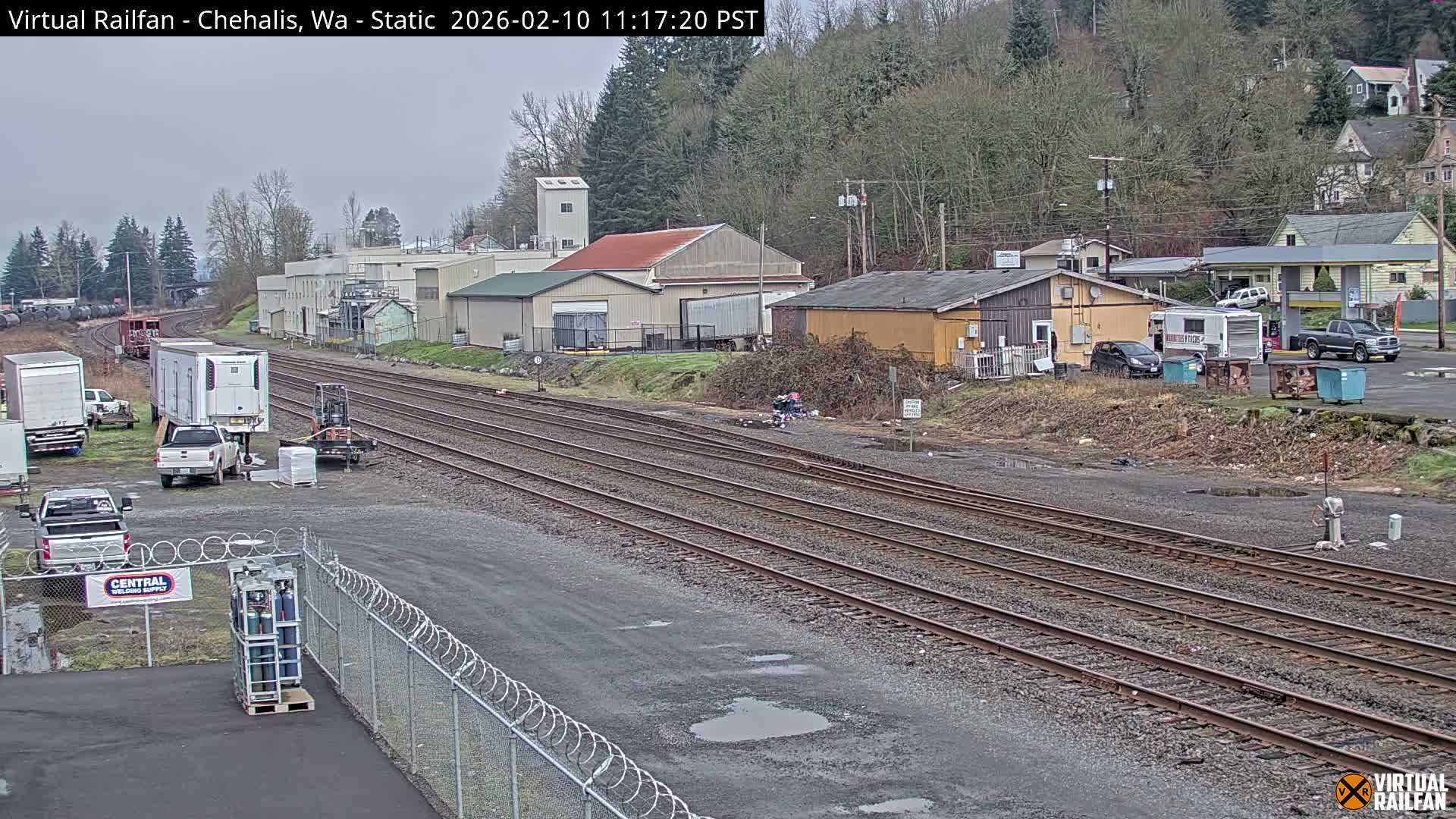 Chehalis City & Railroad Live Cam - Chehalis, Lewis, Washington, USA