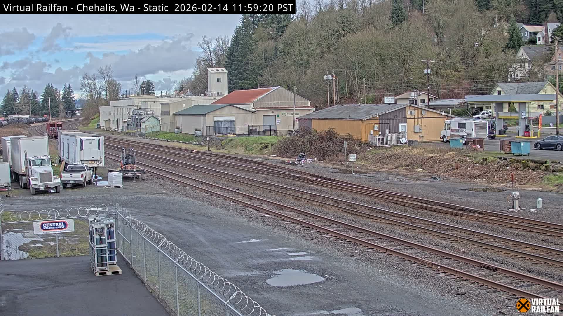 Chehalis City & Railroad Live Cam - Chehalis, Lewis, Washington, USA