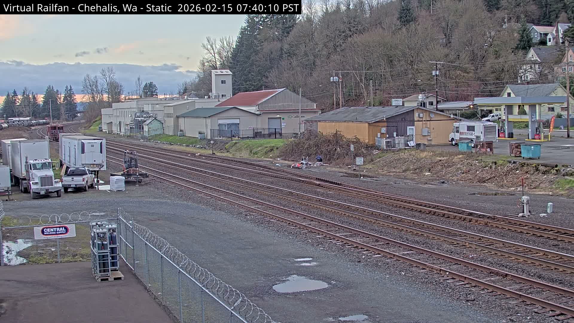 Chehalis City & Railroad Live Cam - Chehalis, Lewis, Washington, USA