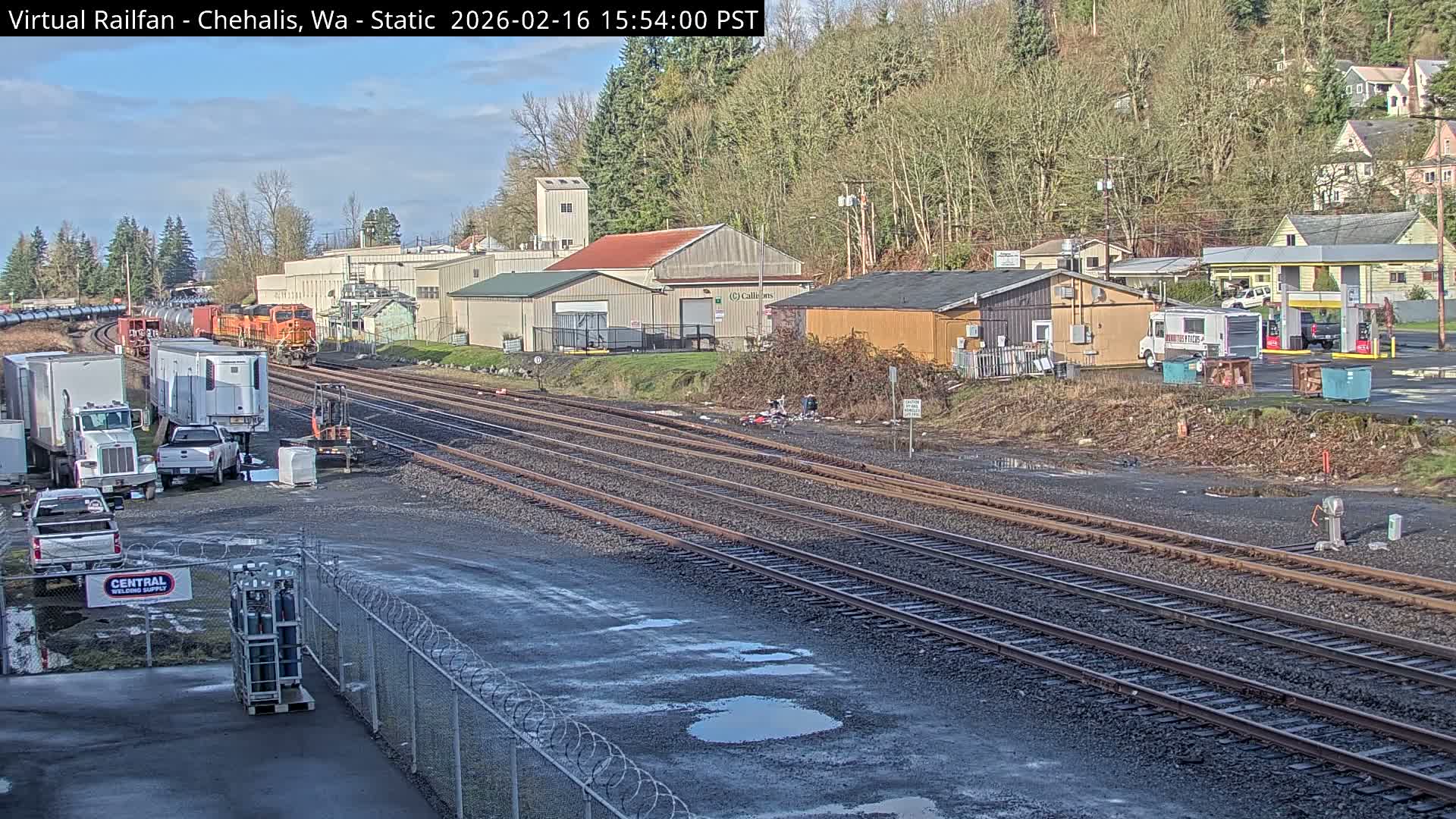Chehalis City & Railroad Live Cam - Chehalis, Lewis, Washington, USA