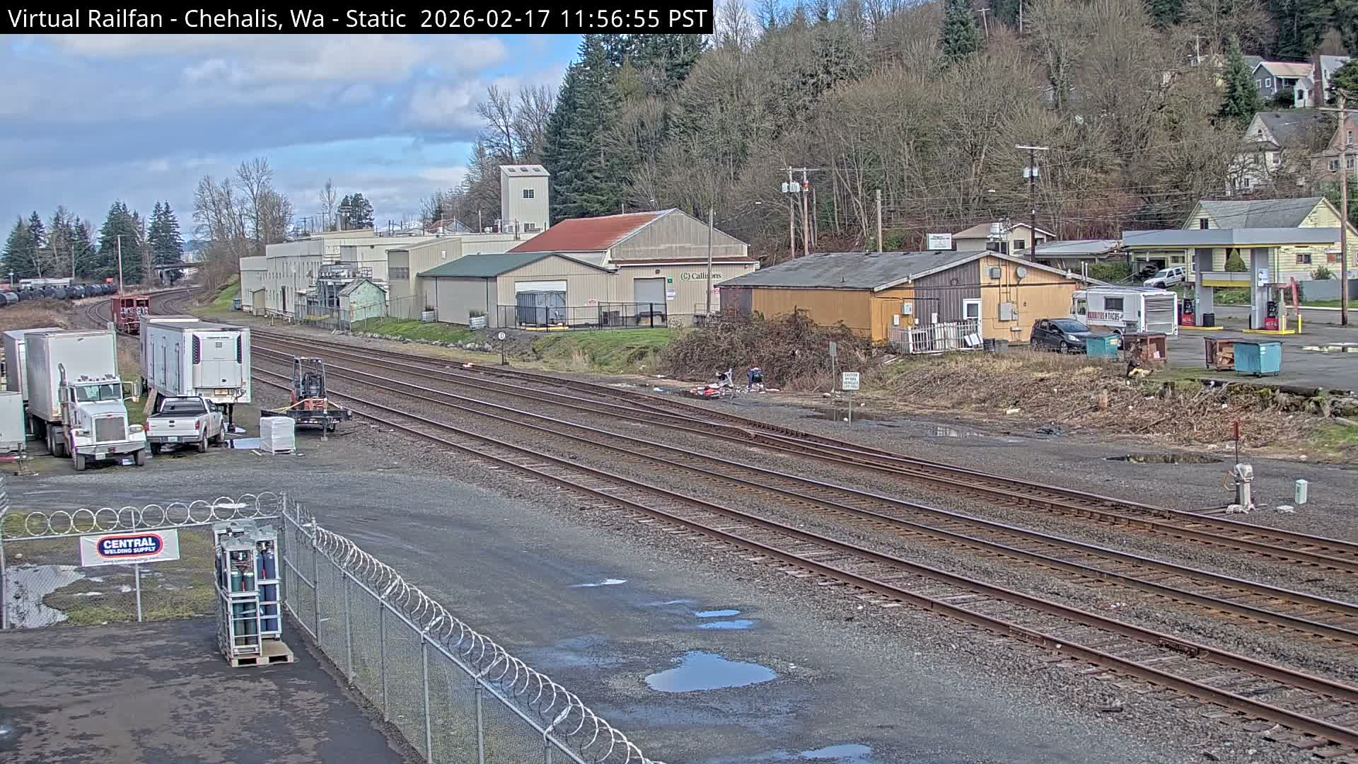 Chehalis City & Railroad Live Cam - Chehalis, Lewis, Washington, USA