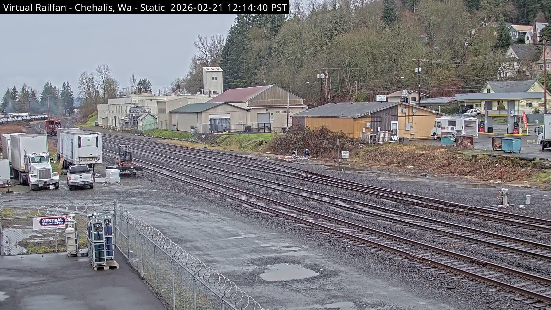 Chehalis City & Railroad Live Cam - Chehalis, Lewis, Washington, USA