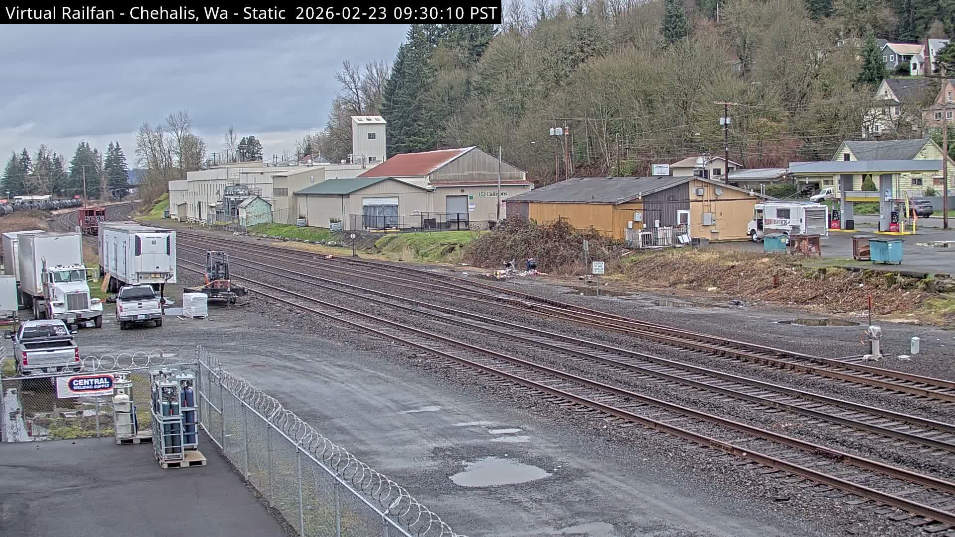 Chehalis City & Railroad Live Cam - Chehalis, Lewis, Washington, USA