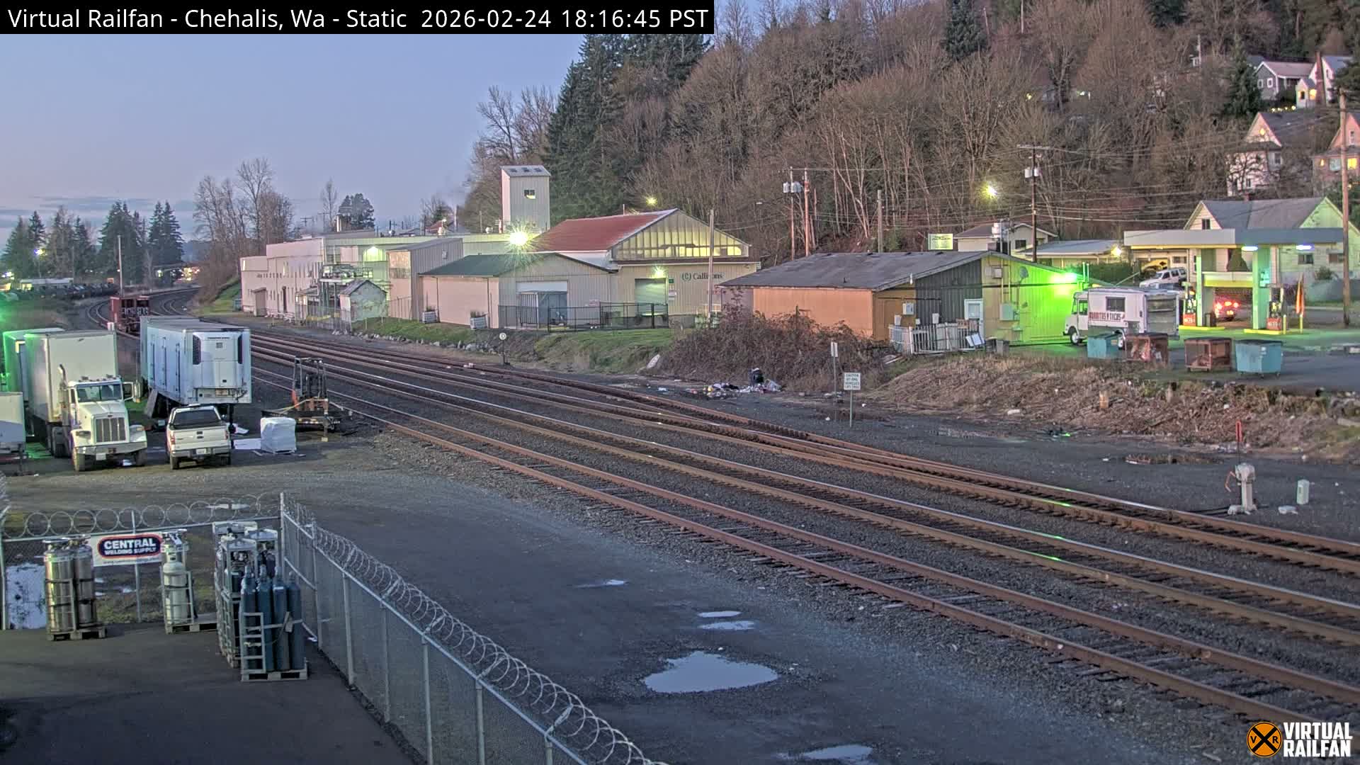 Chehalis City & Railroad Live Cam - Chehalis, Lewis, Washington, USA