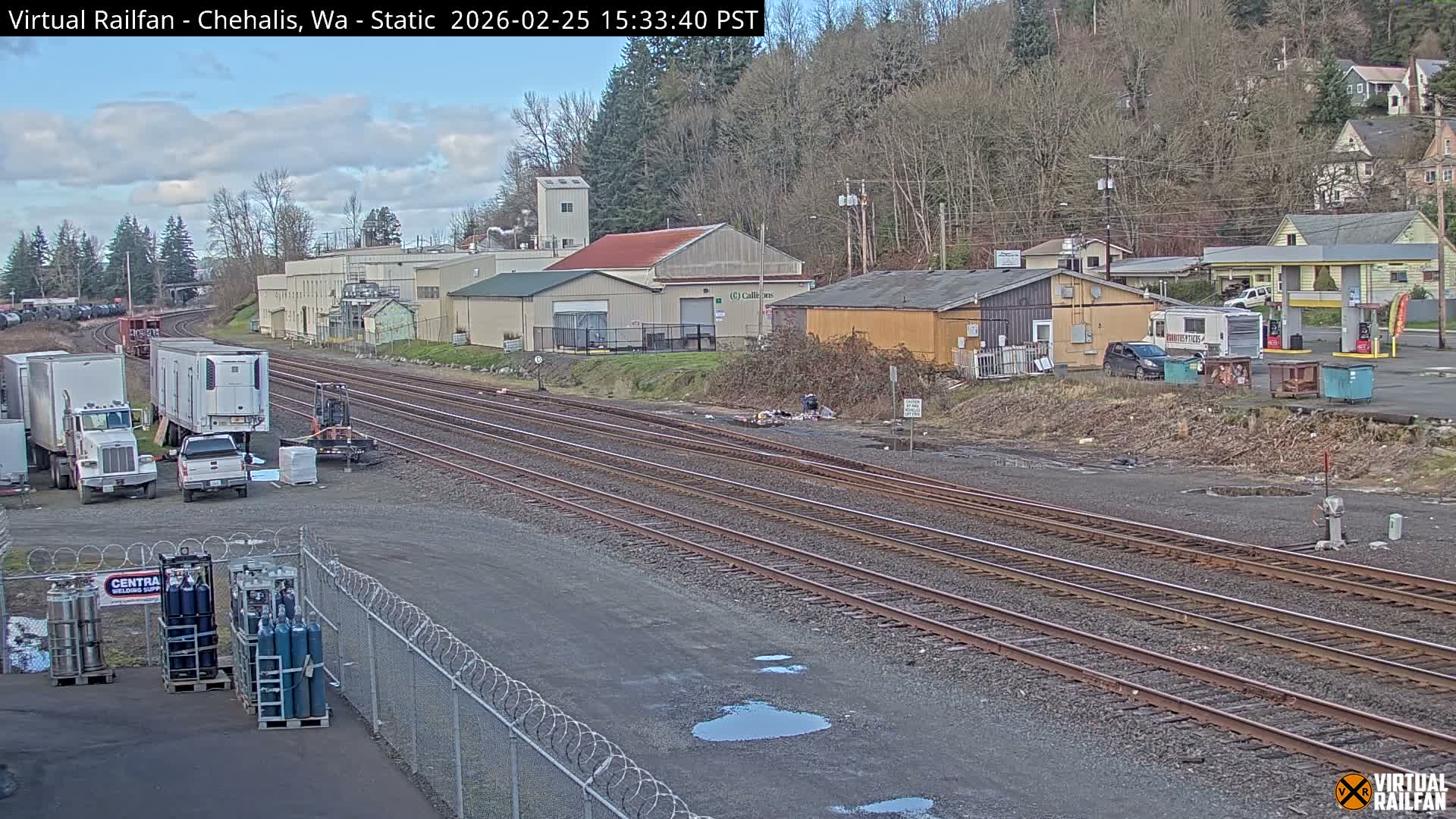 Chehalis City & Railroad Live Cam - Chehalis, Lewis, Washington, USA