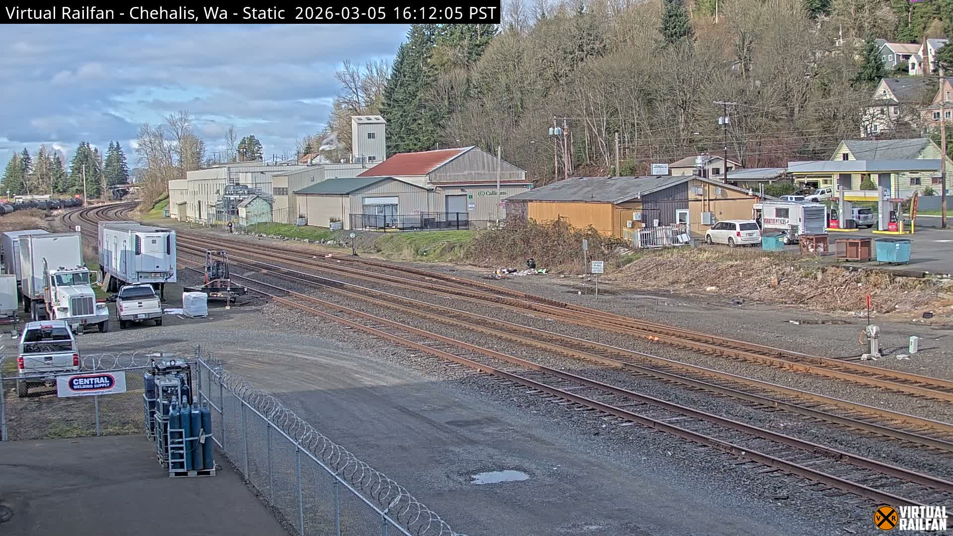 Chehalis City & Railroad Live Cam - Chehalis, Lewis, Washington, USA
