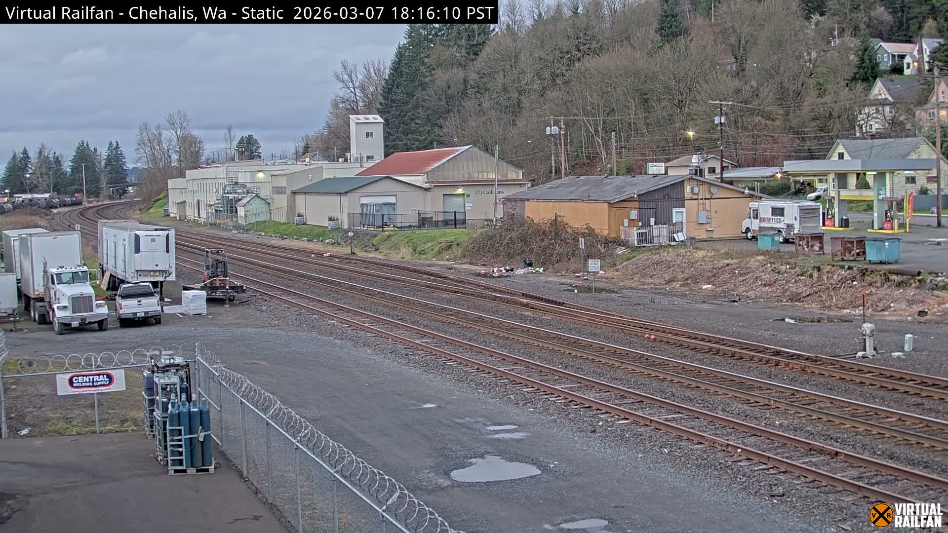 Chehalis City & Railroad Live Cam - Chehalis, Lewis, Washington, USA
