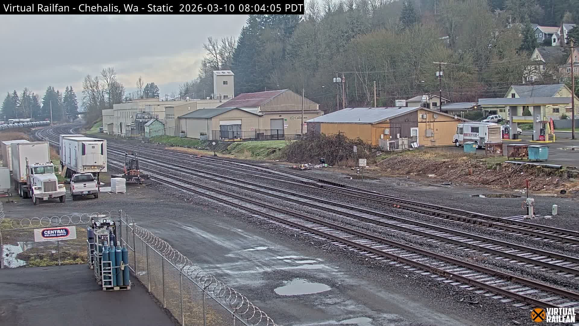 Chehalis City & Railroad Live Cam - Chehalis, Lewis, Washington, USA