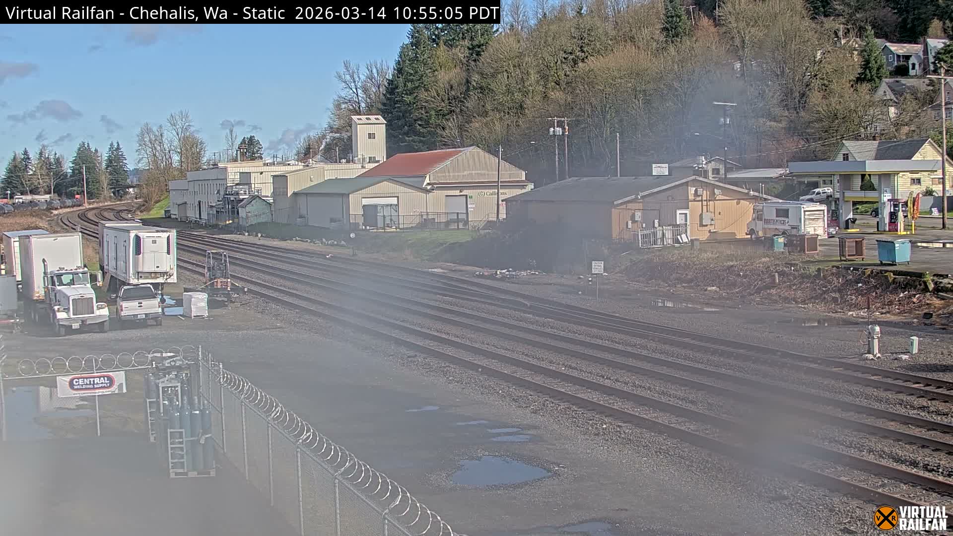 Chehalis City & Railroad Live Cam - Chehalis, Lewis, Washington, USA