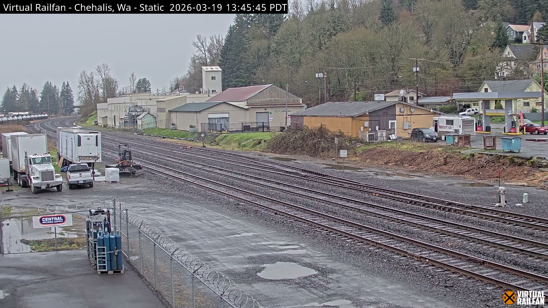 Chehalis City & Railroad Live Cam - Chehalis, Lewis, Washington, USA