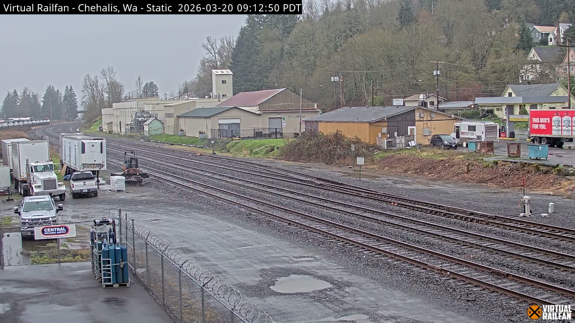Chehalis City & Railroad Live Cam - Chehalis, Lewis, Washington, USA