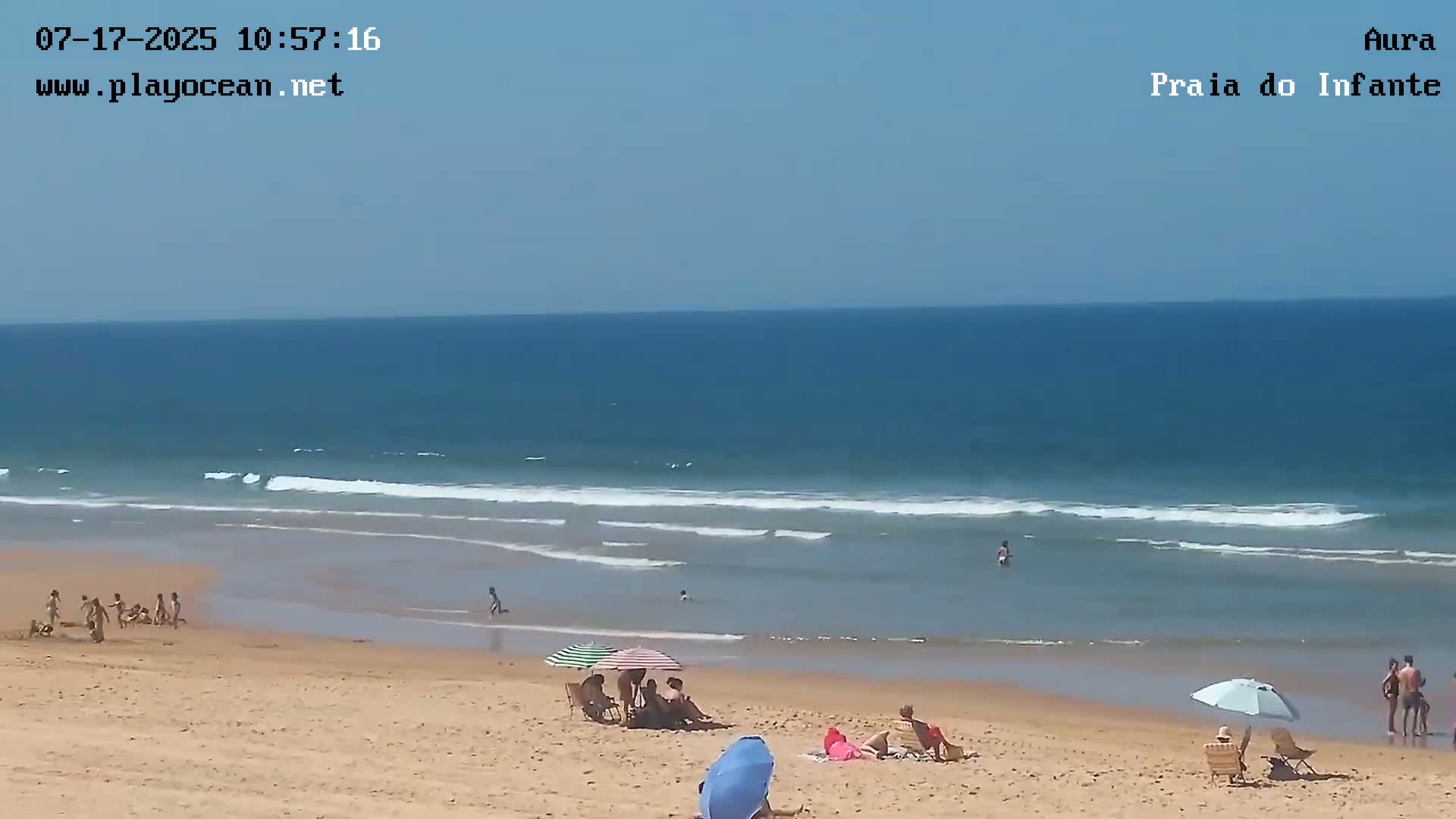 Costa da Caparica, Praia do Infante Beach Live Cam - Almada, Setubal, Lisbon, Portugal