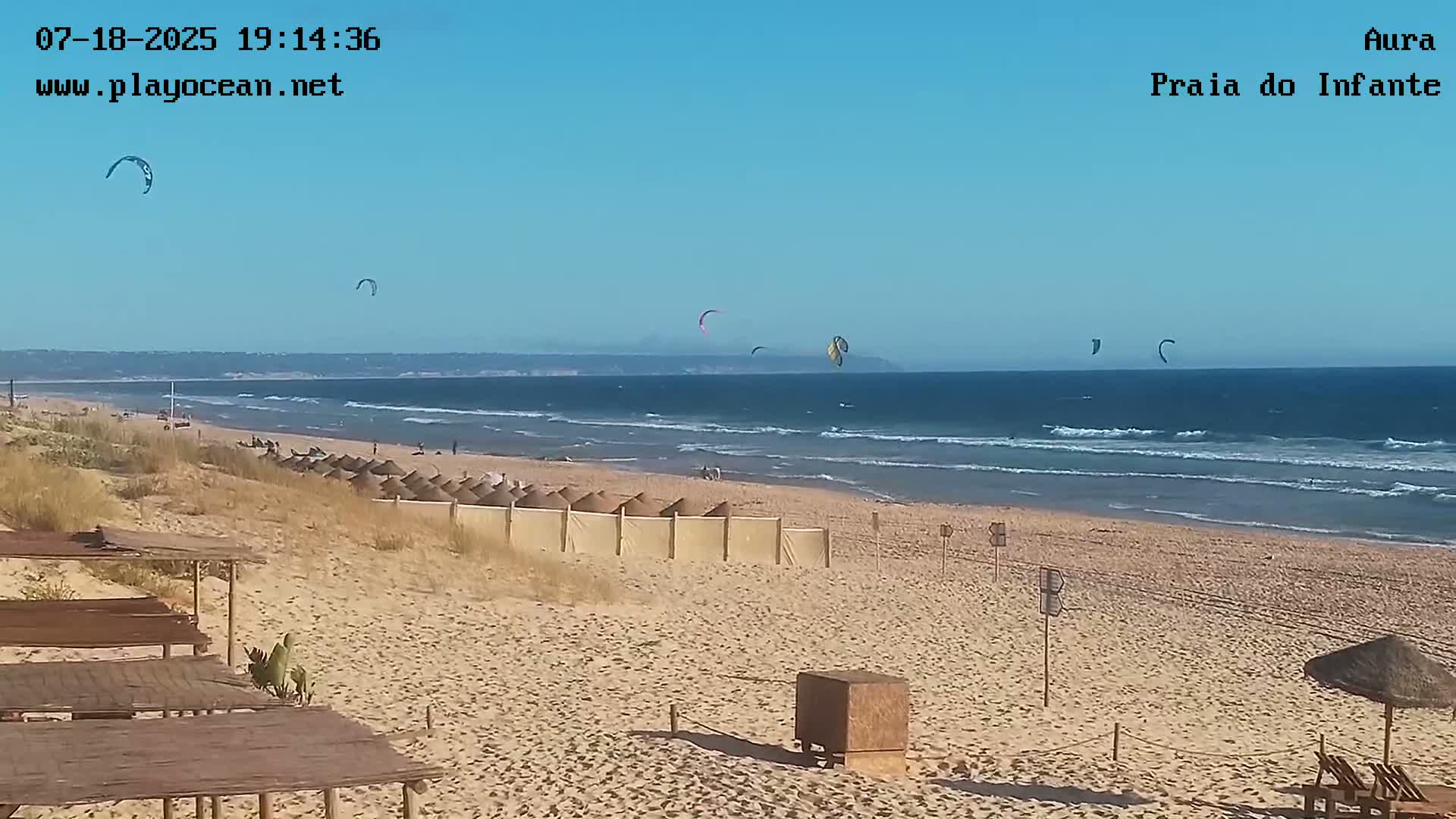 Costa da Caparica, Praia do Infante Beach Live Cam - Almada, Setubal, Lisbon, Portugal