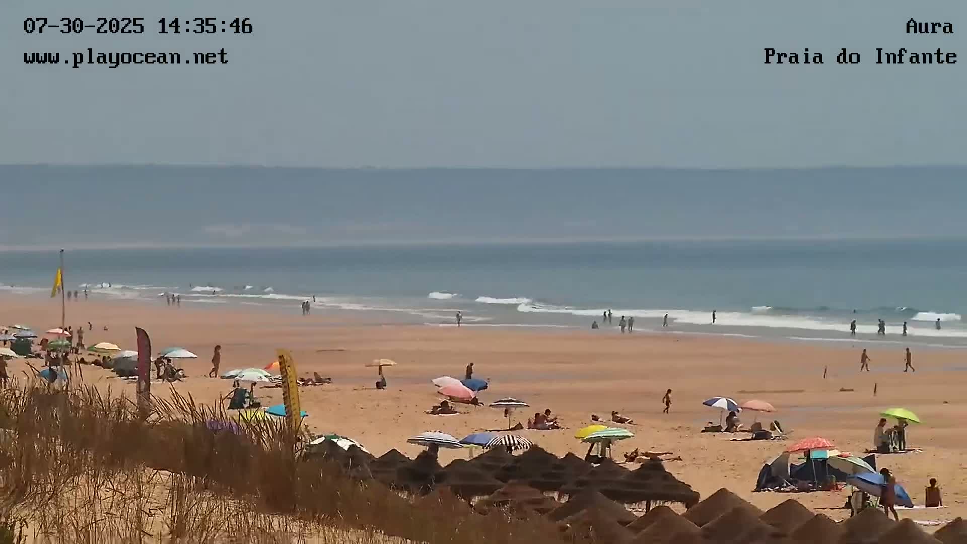 Costa da Caparica, Praia do Infante Beach Live Cam - Almada, Setubal, Lisbon, Portugal