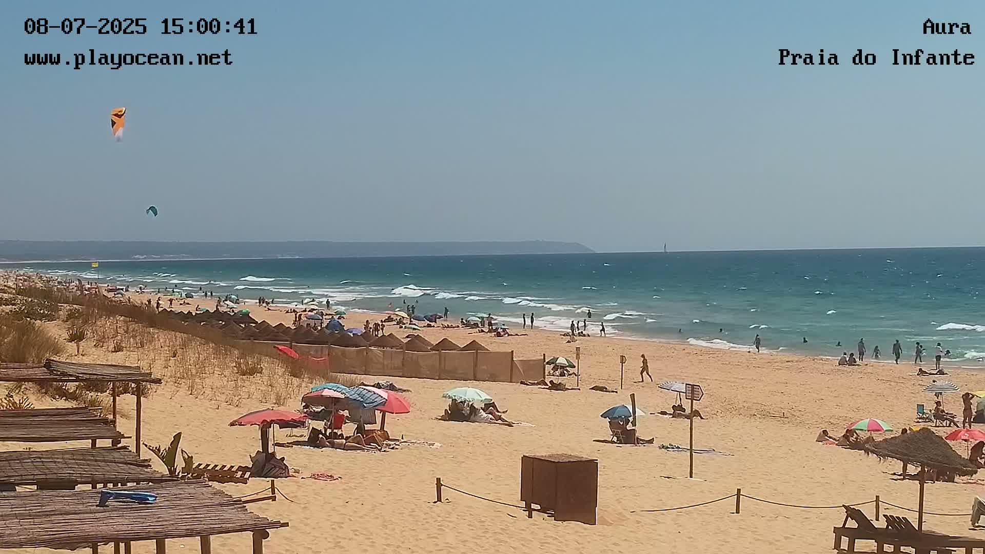Costa da Caparica, Praia do Infante Beach Live Cam - Almada, Setubal, Lisbon, Portugal