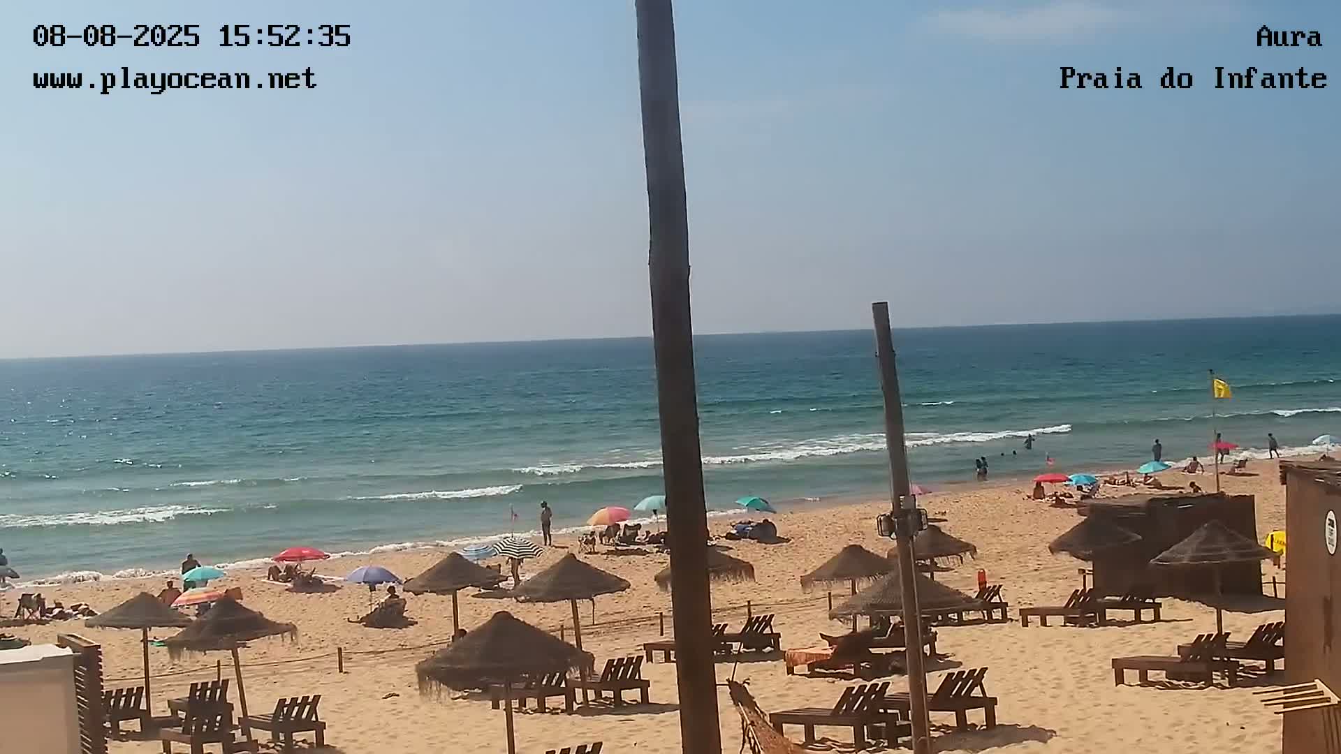 Costa da Caparica, Praia do Infante Beach Live Cam - Almada, Setubal, Lisbon, Portugal