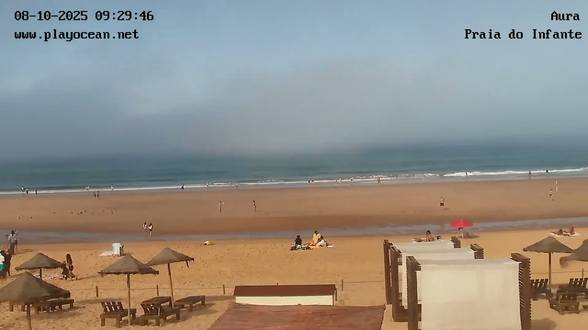 Costa da Caparica, Praia do Infante Beach Live Cam - Almada, Setubal, Lisbon, Portugal
