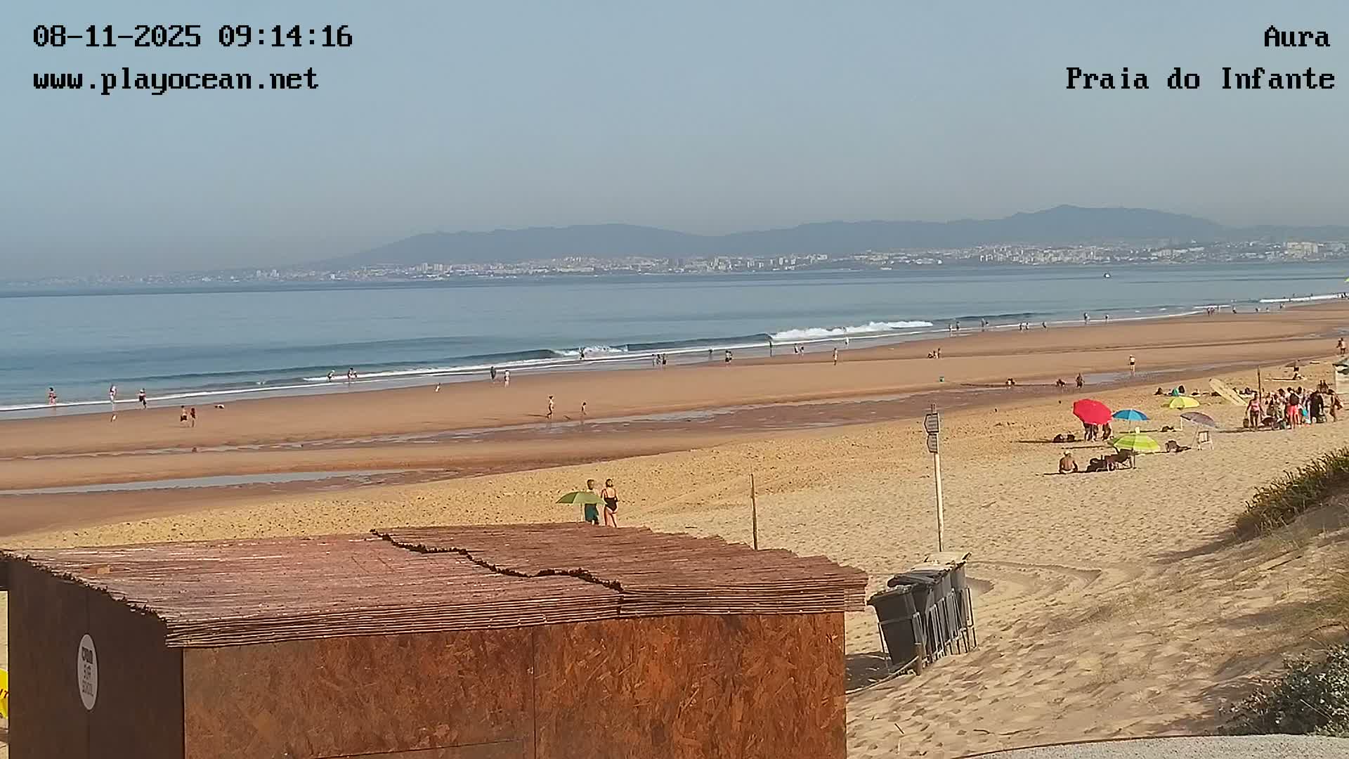 Costa da Caparica, Praia do Infante Beach Live Cam - Almada, Setubal, Lisbon, Portugal