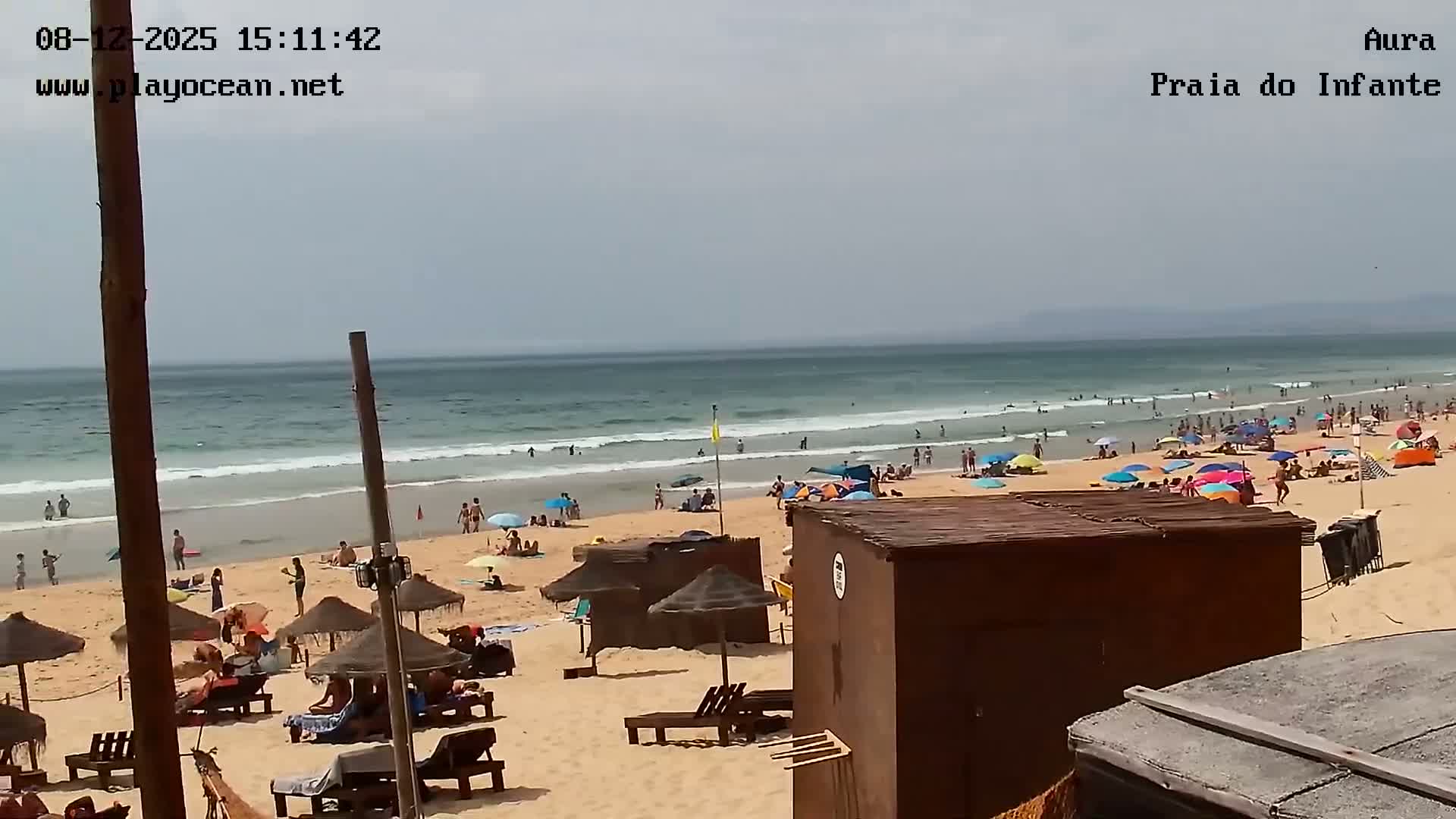 Costa da Caparica, Praia do Infante Beach Live Cam - Almada, Setubal, Lisbon, Portugal