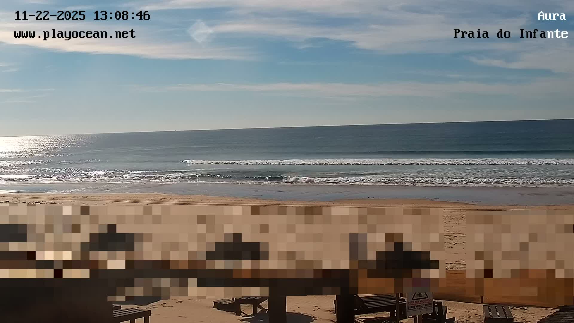 Costa da Caparica, Praia do Infante Beach Live Cam - Almada, Setubal, Lisbon, Portugal