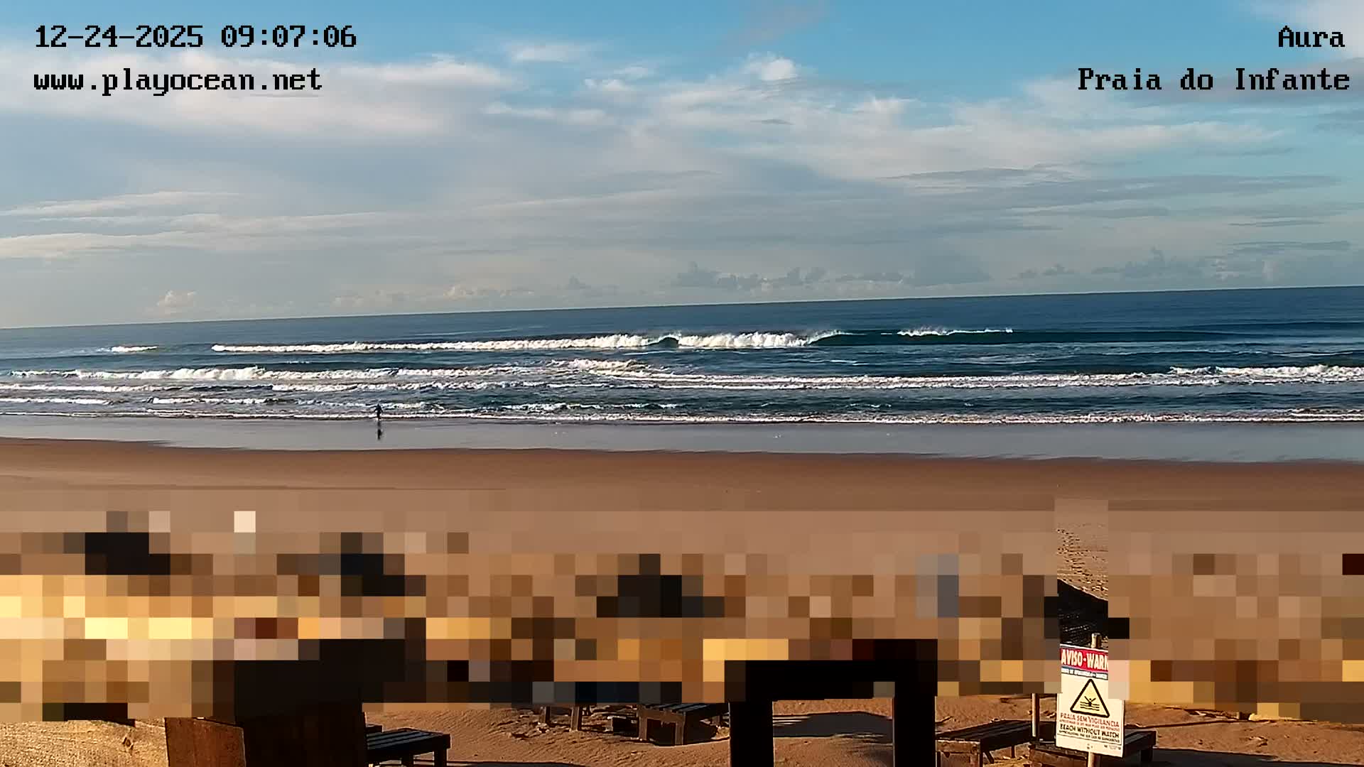 Costa da Caparica, Praia do Infante Beach Live Cam - Almada, Setubal, Lisbon, Portugal