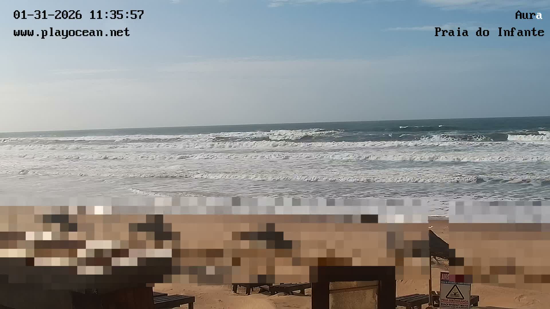 Costa da Caparica, Praia do Infante Beach Live Cam - Almada, Setubal, Lisbon, Portugal