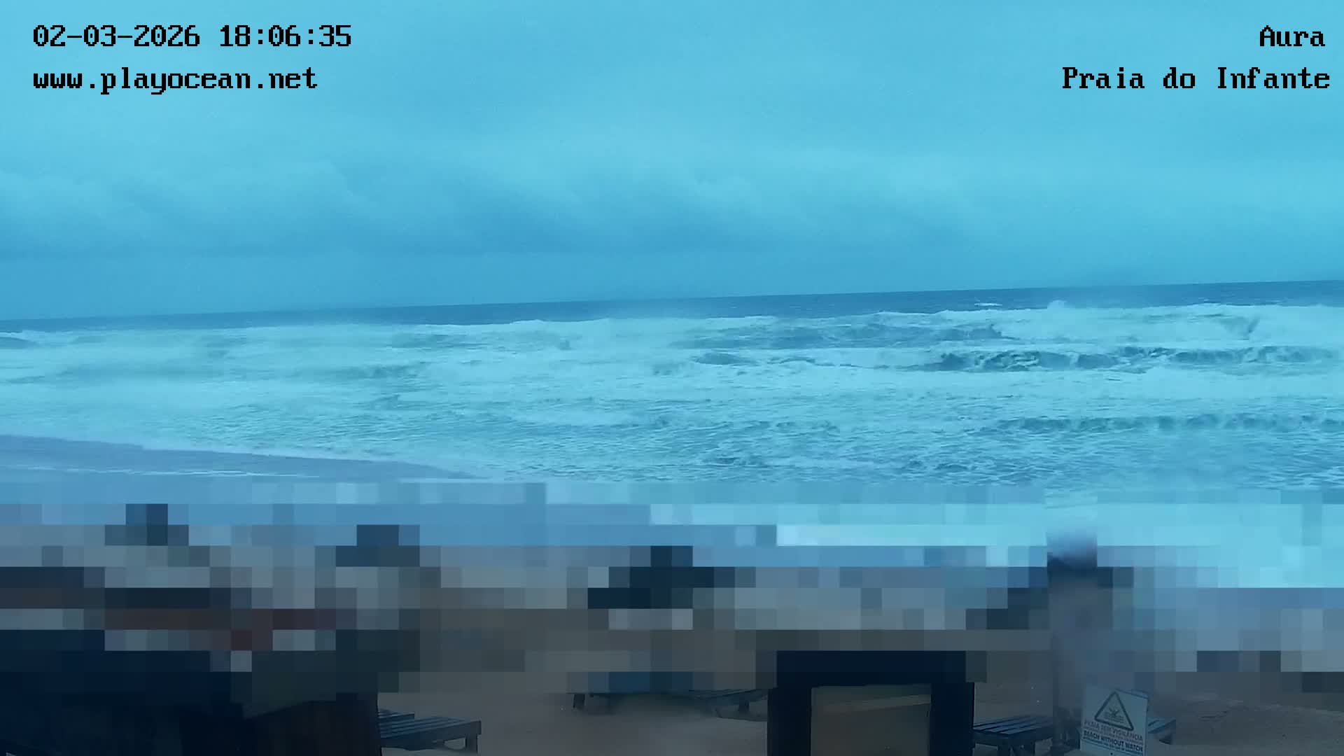 Costa da Caparica, Praia do Infante Beach Live Cam - Almada, Setubal, Lisbon, Portugal