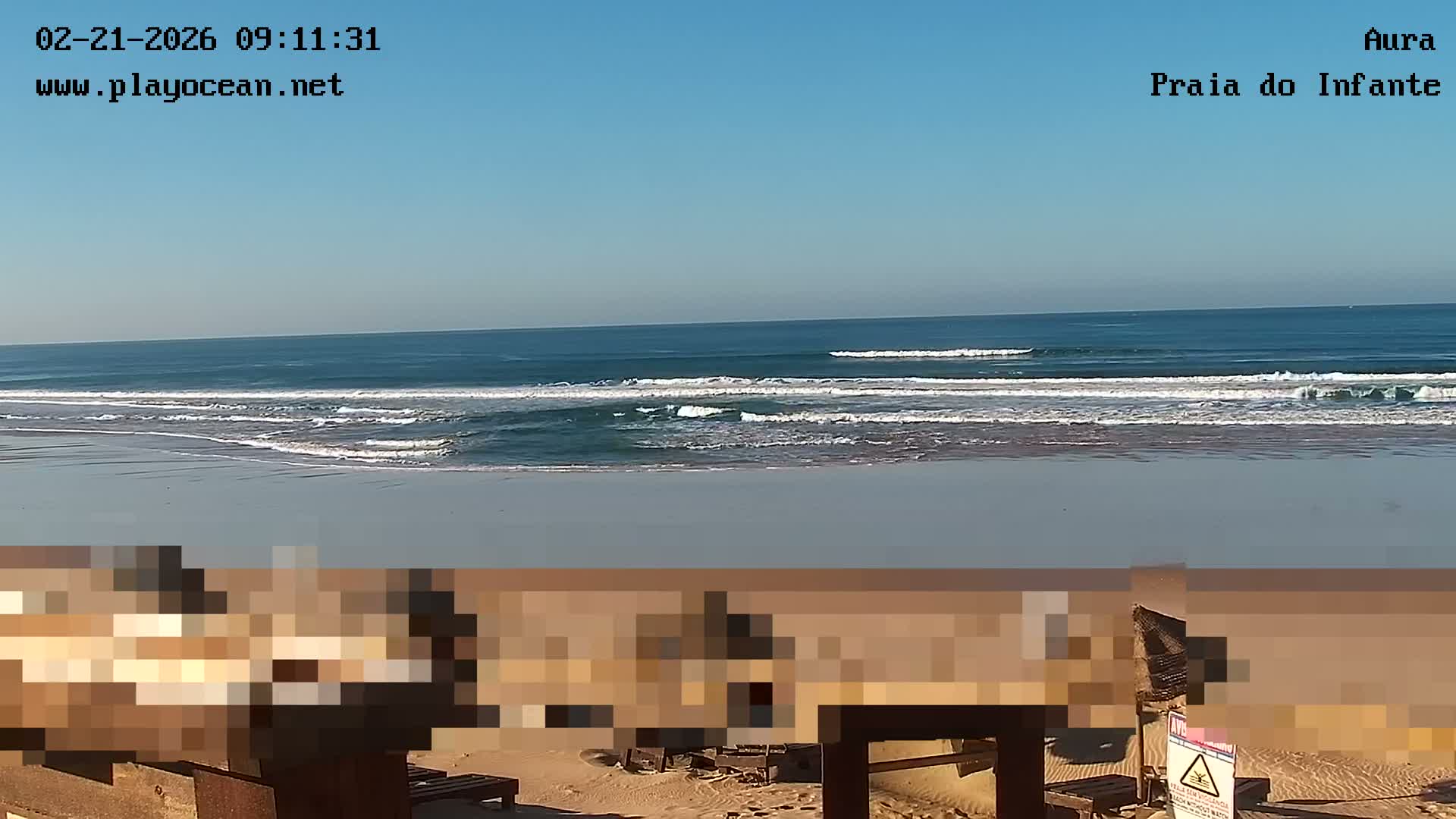 Costa da Caparica, Praia do Infante Beach Live Cam - Almada, Setubal, Lisbon, Portugal