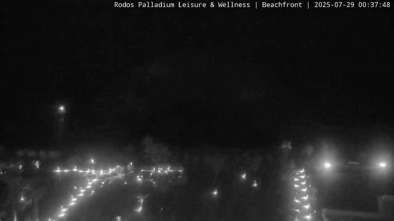 Rhodes, Paralia Faliraki Beach Northeast Live Cam - Ammoudes, Rhodes (Ródos), Dodacanese, South Aegean (Periféreia Notíou Aigaíou), Greece