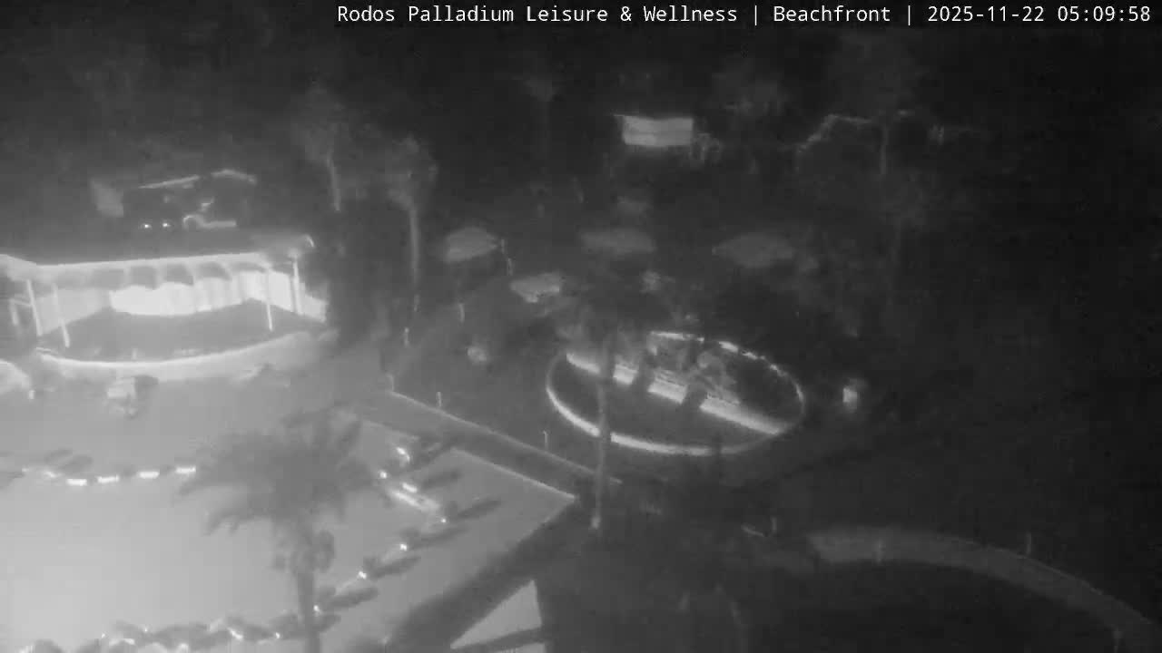 Rhodes, Paralia Faliraki Beach Northeast Live Cam - Ammoudes, Rhodes (Ródos), Dodacanese, South Aegean (Periféreia Notíou Aigaíou), Greece