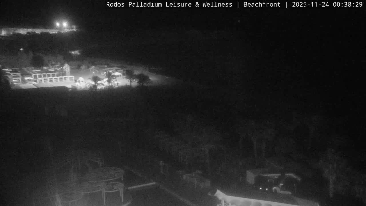 Rhodes, Paralia Faliraki Beach Northeast Live Cam - Ammoudes, Rhodes (Ródos), Dodacanese, South Aegean (Periféreia Notíou Aigaíou), Greece