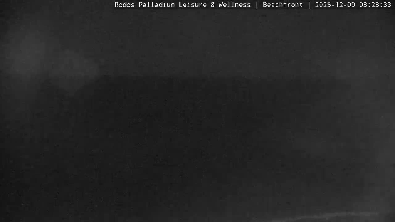Rhodes, Paralia Faliraki Beach Northeast Live Cam - Ammoudes, Rhodes (Ródos), Dodacanese, South Aegean (Periféreia Notíou Aigaíou), Greece
