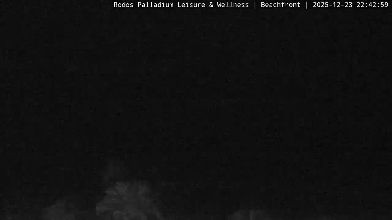 Rhodes, Paralia Faliraki Beach Northeast Live Cam - Ammoudes, Rhodes (Ródos), Dodacanese, South Aegean (Periféreia Notíou Aigaíou), Greece