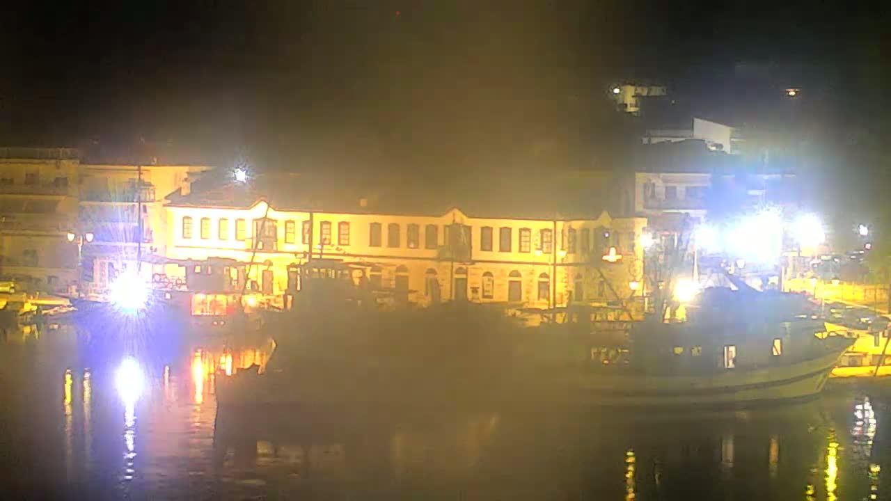 Thasos City & Aegean Sea Thasopoula Island View Live Cam - Limenas, Thasos, East Macedonia and Thrace (Anatolikís Makedonías kai Thrákis), Greece