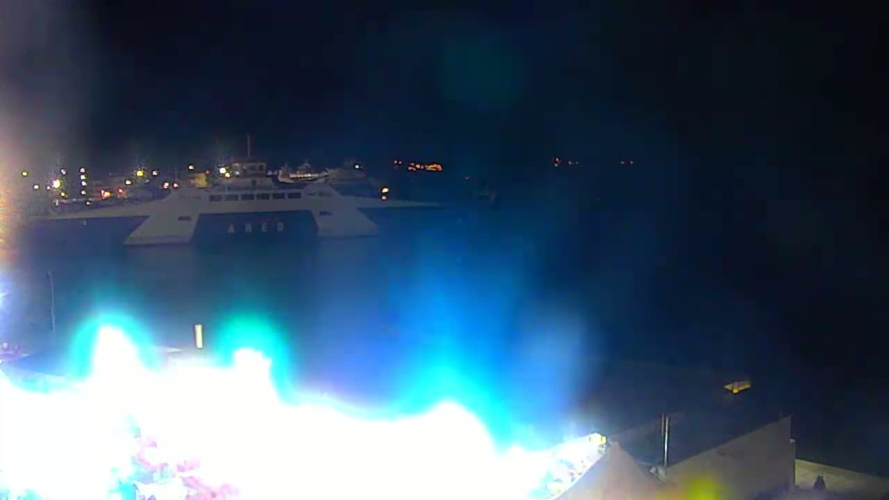 Thasos City & Aegean Sea Thasopoula Island View Live Cam - Limenas, Thasos, East Macedonia and Thrace (Anatolikís Makedonías kai Thrákis), Greece