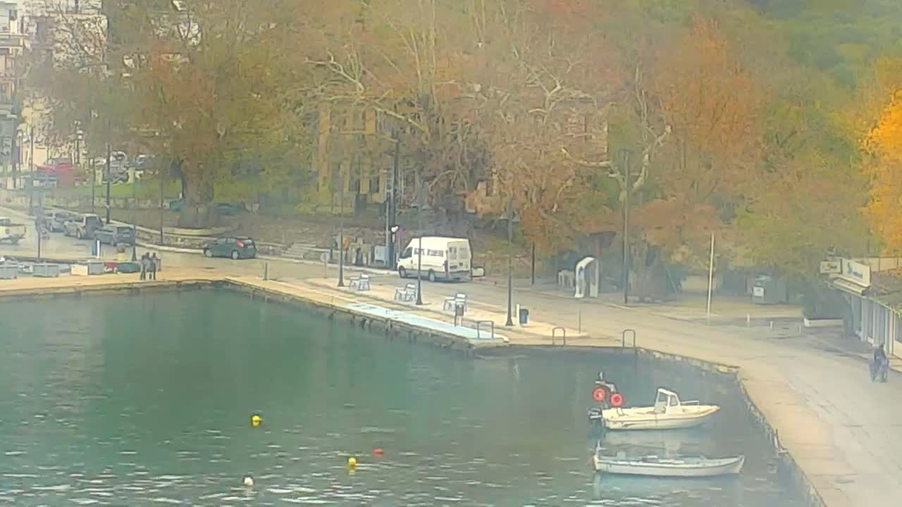 Thasos City & Aegean Sea Thasopoula Island View Live Cam - Limenas, Thasos, East Macedonia and Thrace (Anatolikís Makedonías kai Thrákis), Greece
