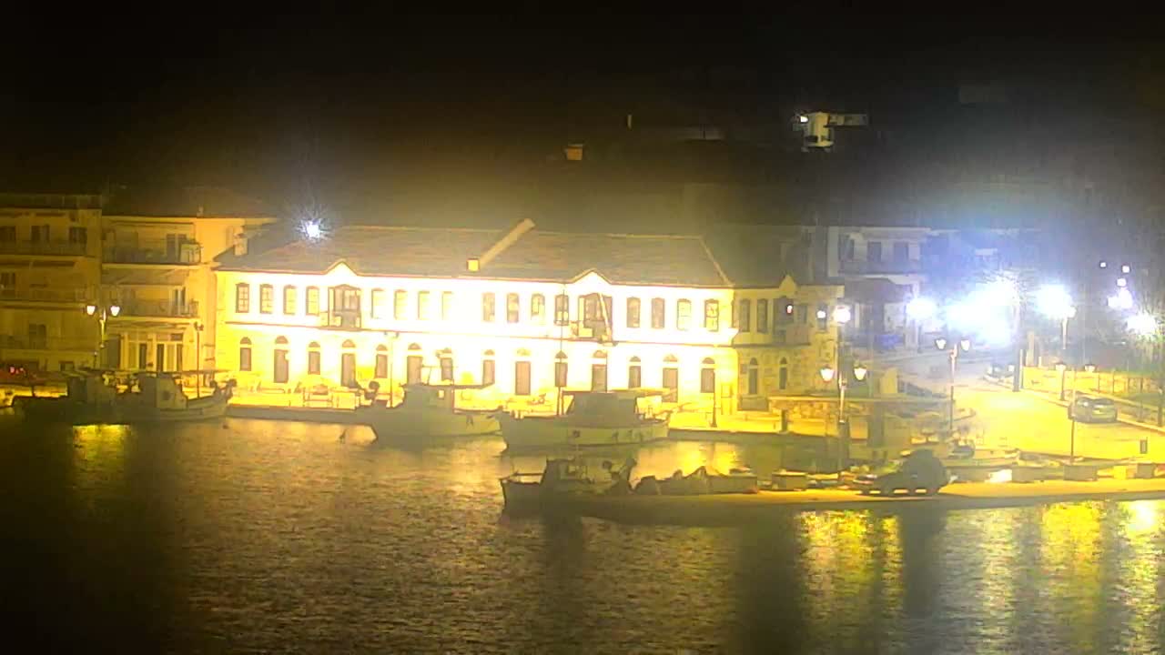 Thasos City & Aegean Sea Thasopoula Island View Live Cam - Limenas, Thasos, East Macedonia and Thrace (Anatolikís Makedonías kai Thrákis), Greece