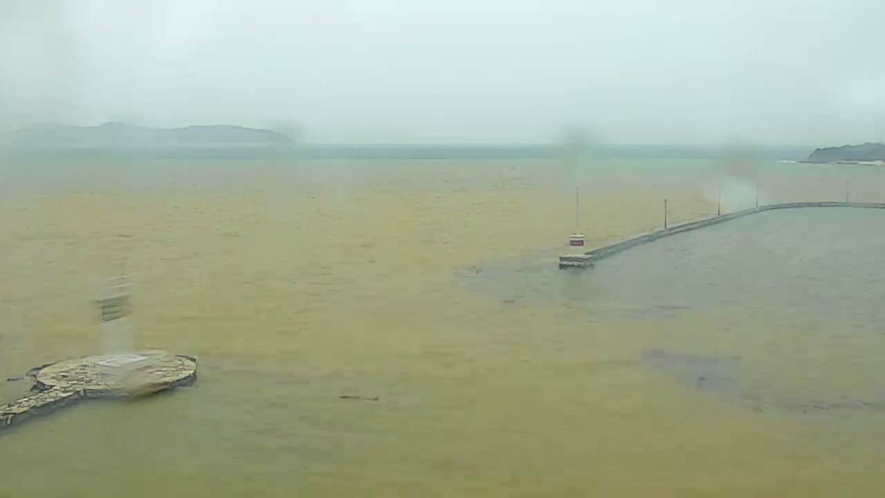 Thasos City & Aegean Sea Thasopoula Island View Live Cam - Limenas, Thasos, East Macedonia and Thrace (Anatolikís Makedonías kai Thrákis), Greece