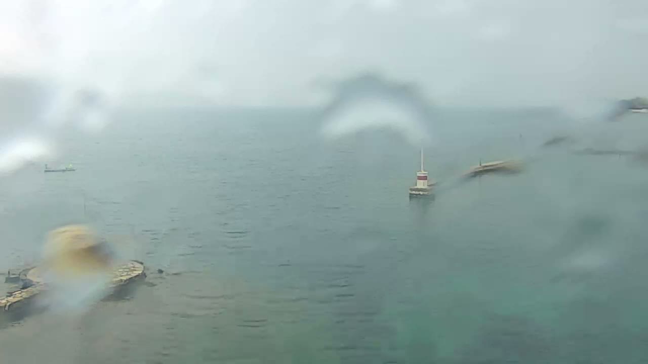 Thasos City & Aegean Sea Thasopoula Island View Live Cam - Limenas, Thasos, East Macedonia and Thrace (Anatolikís Makedonías kai Thrákis), Greece