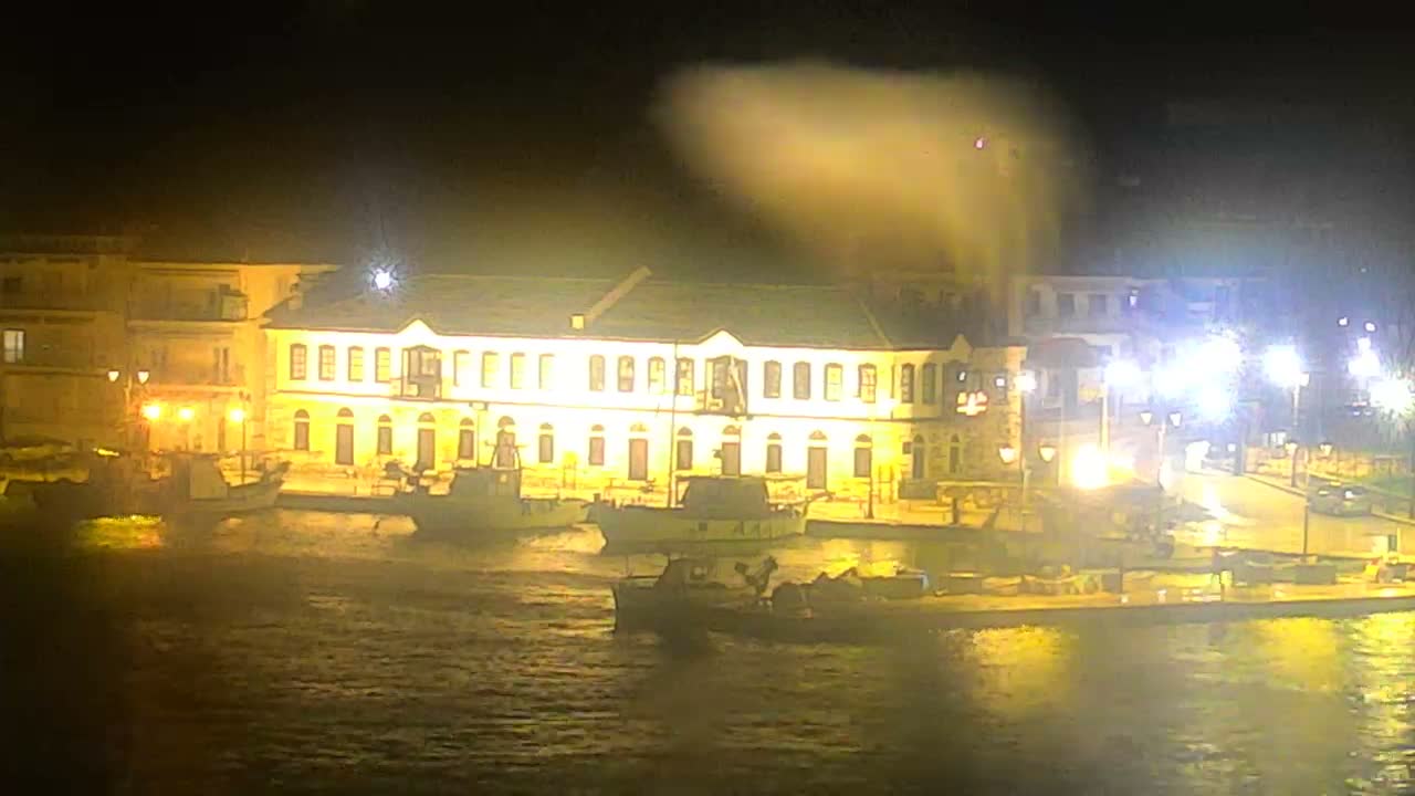 Thasos City & Aegean Sea Thasopoula Island View Live Cam - Limenas, Thasos, East Macedonia and Thrace (Anatolikís Makedonías kai Thrákis), Greece