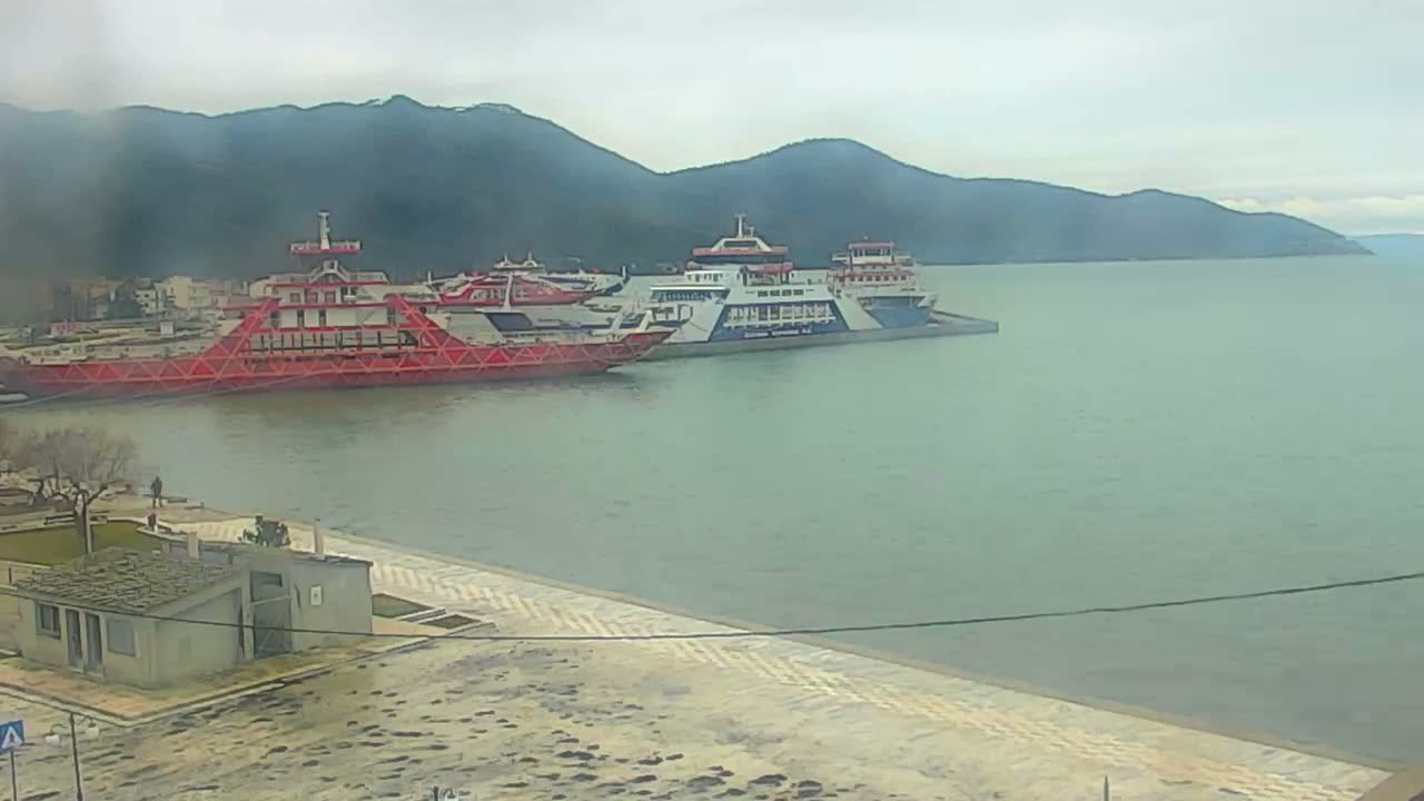 Thasos City & Aegean Sea Thasopoula Island View Live Cam - Limenas, Thasos, East Macedonia and Thrace (Anatolikís Makedonías kai Thrákis), Greece