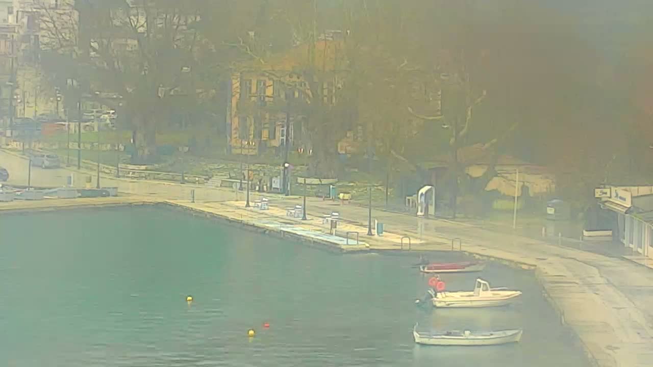 Thasos City & Aegean Sea Thasopoula Island View Live Cam - Limenas, Thasos, East Macedonia and Thrace (Anatolikís Makedonías kai Thrákis), Greece
