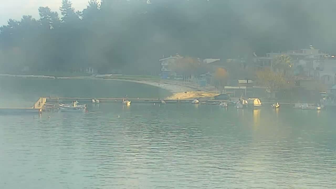 Thasos City & Aegean Sea Thasopoula Island View Live Cam - Limenas, Thasos, East Macedonia and Thrace (Anatolikís Makedonías kai Thrákis), Greece